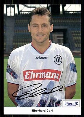 Eberhard Carl Karlsruher SC 1994-95 Original Signiert + A 71916
