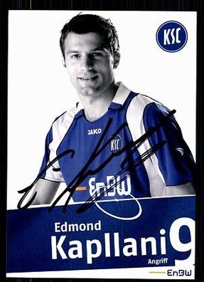 Edmond Kapllani Karlsruher SC 2007-08 Original Signiert + A 71924