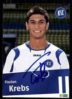 Florian Krebs Karlsruher SC 2008-09 Original Signiert + A 71939