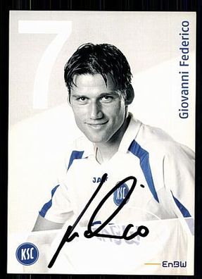 Giovanni Federico Karlsruher SC 2006/07 Original Signiert + A 71955