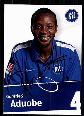 Godfried Aduobe Karlsruher SC 2010-11 Original Signiert + + A 71960