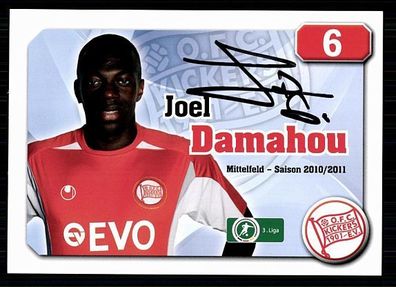 Joel Damahou Kickers Offenbach 2010-11 Original Signiert + A 71748