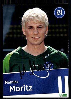 Mathias Moritz Karlsruher SC 2008-09 Original Signiert + A 72081