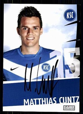 Matthias Cuntz Karlsruher SC 2011-12 Original Signiert + A 72083