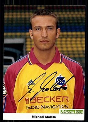 Michael Molata Karlsruher SC 1998-99 Original Signiert + A 72097