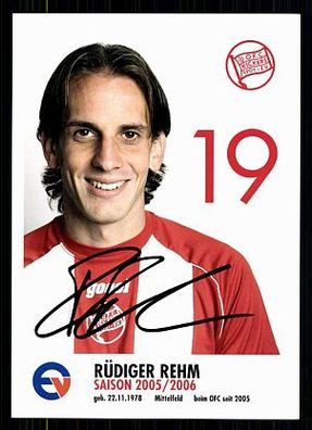 Rüdiger Rehm Kickers Offenbach 2005/06 Original Signiert + + A 71786