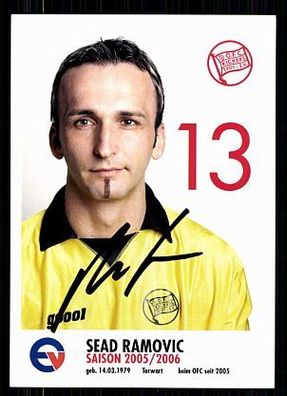 Sead Ramovic Kickers Offenbach 2005/06 Original Signiert+ + A 71788