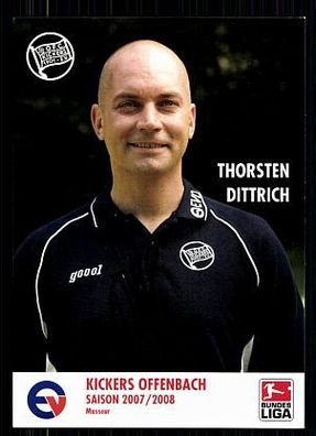 Thorsten Dittrich Kickers Offenbach 2007-08 TOP + A 71801
