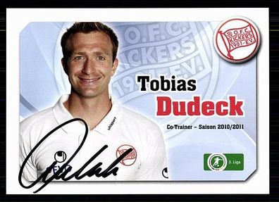 Tobias Dudeck Kickers Offenbach 2010-11 Original Signiert + A 71804