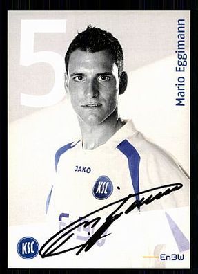 Mario Eggimann Karlsruher SC 2006/07 Original Signiert + + A 72053