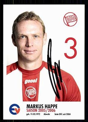 Markus Happe Kickers Offenbach 2005/06 Original Signiert+ + A 71758