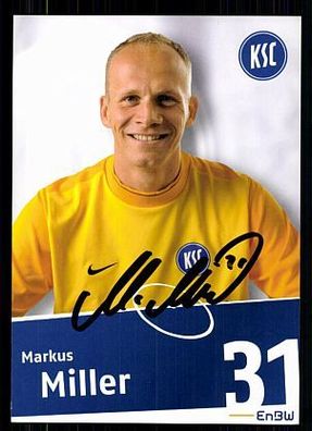 Markus Miller Karlsruher SC 2009-10 Original Signiert + A 72060