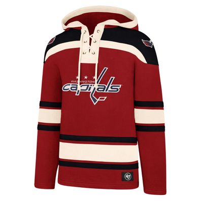 NHL Washington Capitals Lacer Hoody Kaputzenpullover Jersey Sweater (Rot) XXL