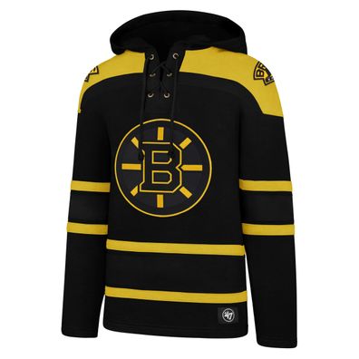 NHL Boston Bruins Lacer Hoody Kaputzenpullover Jersey Sweater (Color Detail) S