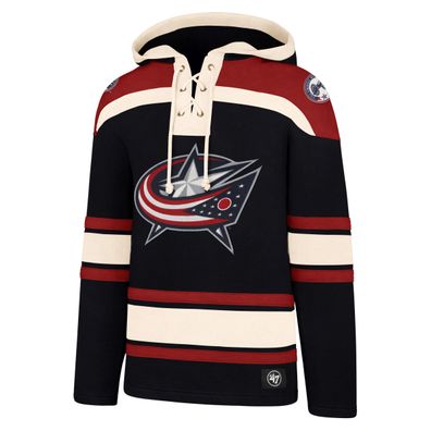 NHL Columbus Blue Jackets Lacer Hoody Kaputzenpullover Jersey Sweater (Navy Blau) XL