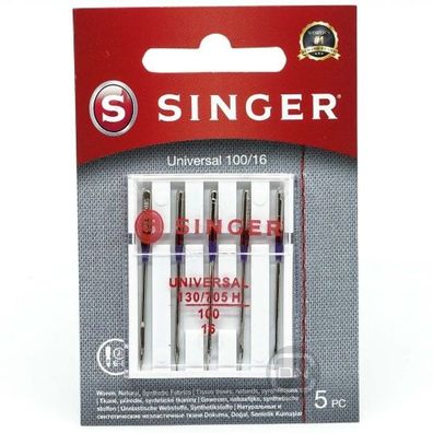 Universal Nadel Stärke 100 - 5er Pack SINGER