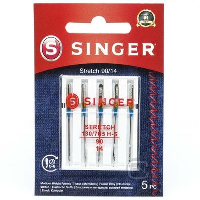 Stretch Nadel Stärke 90 5er Pack SINGER