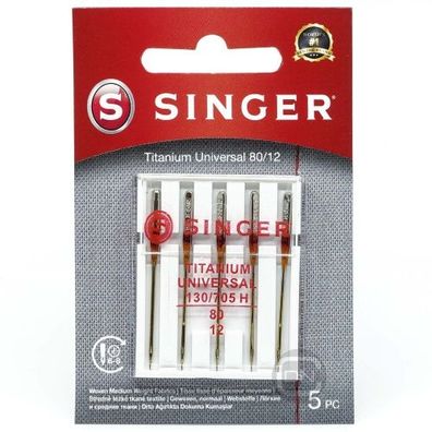 Universal Nadel Titan Stärke 80 - 5er Pack SINGER
