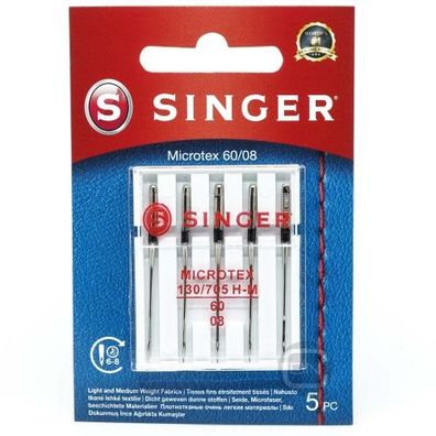 Microtex Nadel Stärke 60 5er Pack SINGER