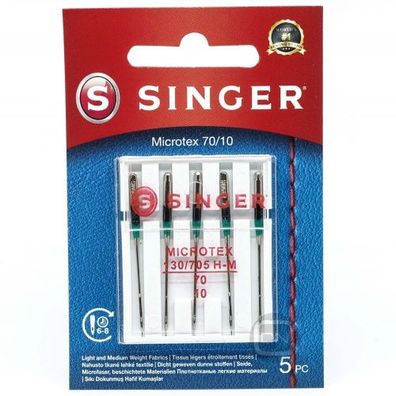 Microtex Nadel Stärke 70 5er Pack SINGER