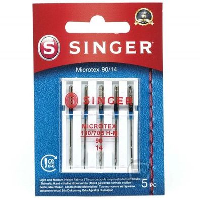 Microtex Nadel Stärke 90 5er Pack SINGER