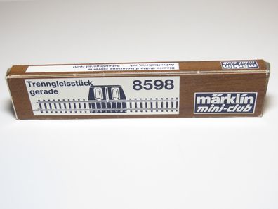 Märklin 8598 mini-club - Trenngleis gerade - Spur Z - 1:220 - alte Originalverpackung