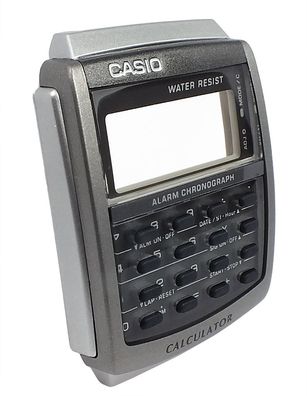 Casio Calculator | Gehäuse CASE/ CENTER ASSY silbern/ schwarz CA-506-1