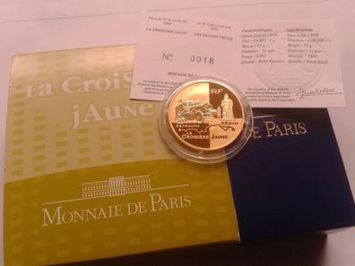 Original 20 euro 2004 PP Frankreich Croissiere Jaune 17g 920er Gold - nur 273 Stück