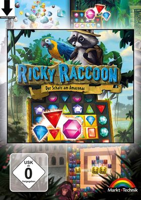 Ricky Raccoon: Der Schatz am Amazonas - 3 Gewinnt Spiel - PC - Windows Download