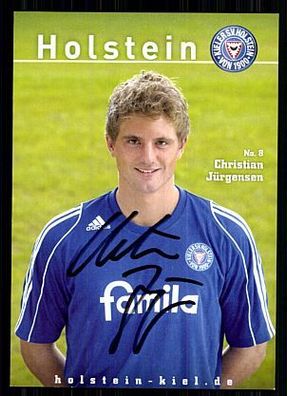 Christian Jürgensen Holstein Kiel 2007-08 Original Signiert + A 72383