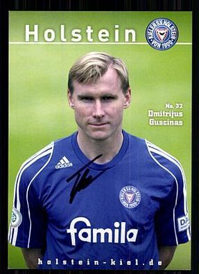 Dmitrijus Guscinas Holstein Kiel 2006-07 Original Signiert + A 72385