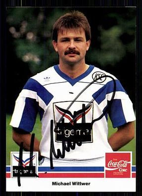 Michael Wittwer Karlsruher SC 1989-90 Original Signiert + A 72119