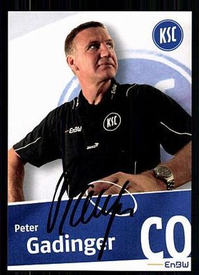 Peter Gadinger Karlsruher SC 2008/09 Original Signiert + A 72142