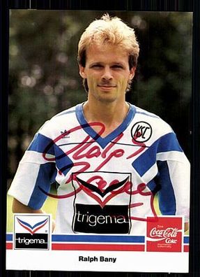 Ralph Bany Karlsruher SC 1989-90 Original Signiert + A 72166