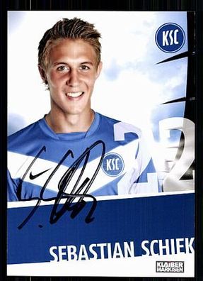 Sebastian Schiek Karlsruher SC 2011-12 Original Signiert + A 72191