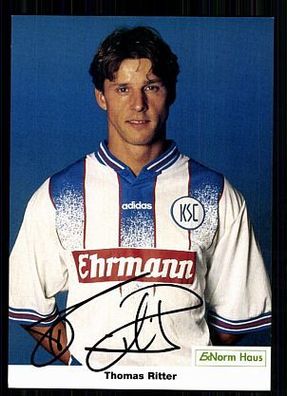 Thomas Ritter Karlsruher SC 1996-97 Original Signiert + + A 72225