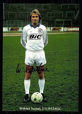 Wilfried Trenkel Karlsruher SC 1981/82 Original Signiert + A 72254