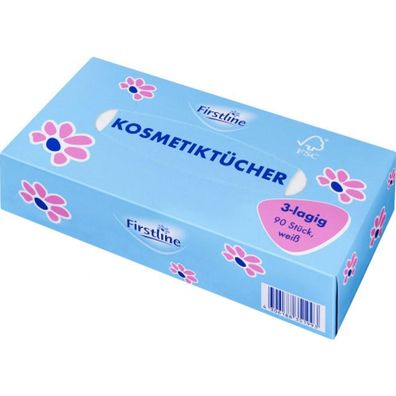 Firstline Kosmetiktuch 3-Lagig 90 St?ck