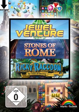 Stones of Rome - Ricky Raccoon - Jewel Venture - 3 Vollversionen zum Download