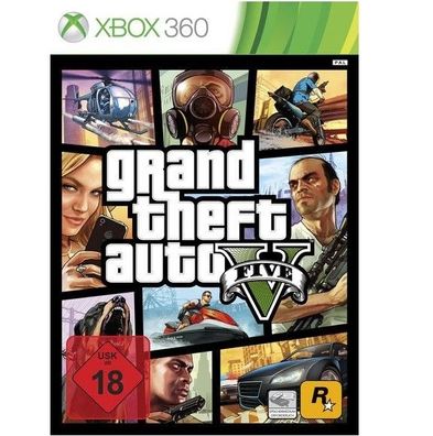 XBox 360 Take2 Grand Theft Auto V Five 100% uncut Beste Speil von Microsoft