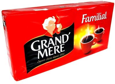 Kaffee Grand Mere Familial, gemahlen, 12 x 250g = 3 kg