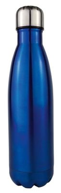 Thermoflasche blau-metallic