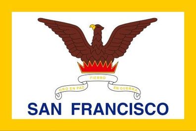 Fahne Flagge San Francisco Premiumqualität