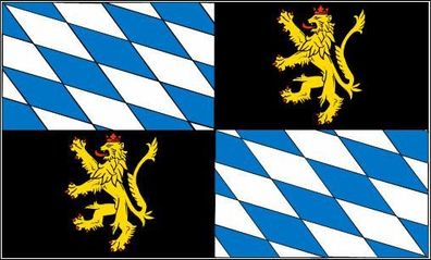 Fahne Flagge Rheinische Pfalzgrafschaft Premiumqualität