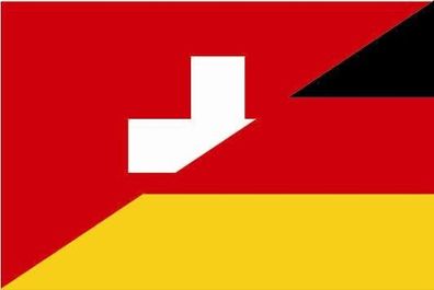 Fahne Flagge Schweiz-Deutschland Premiumqualität