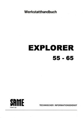 Werkstatthandbuch SAME Explorer 55-65