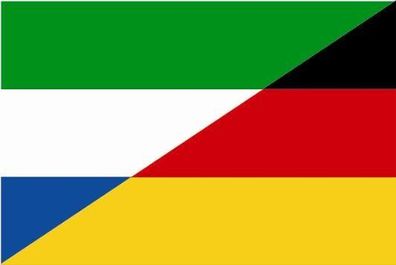 Fahne Flagge Sierra Leone-Deutschland Premiumqualität