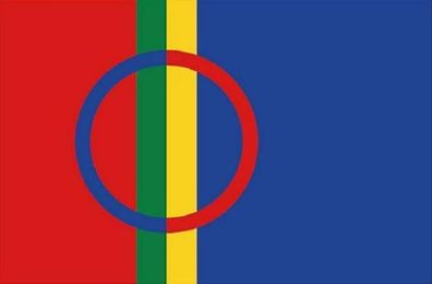 Fahne Flagge Sami Lappland Premiumqualität