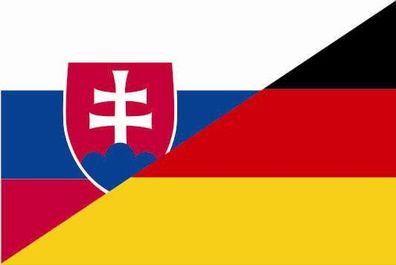 Fahne Flagge Slowakei-Deutschland Premiumqualität