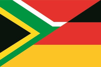 Fahne Flagge Südafrika -Deutschland Premiumqualität